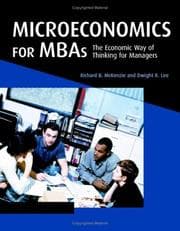 Tapa de Microeconomics for MBAs