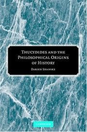 Tapa de Thucydides and the Philosophical Origins of History
