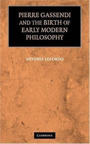 Tapa de Pierre Gassendi and the Birth of Early Modern Philosophy