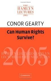 Tapa de Can Human Rights Survive? (The Hamlyn Lectures)