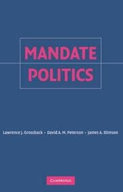 Tapa de MANDATE POLITICS