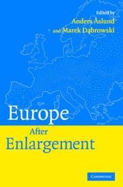 Tapa de Europe after enlargement
