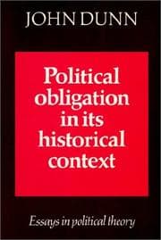 Tapa de Political Obligation in its Historical Context