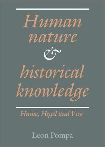 Tapa de Human Nature and Historical Knowledge