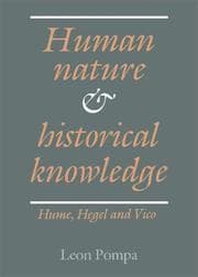 Tapa de Human Nature and Historical Knowledge