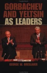 Tapa de Gorbachev and Yeltsin as leaders