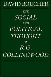 Tapa de The Social and Political Thought of R. G. Collingwood