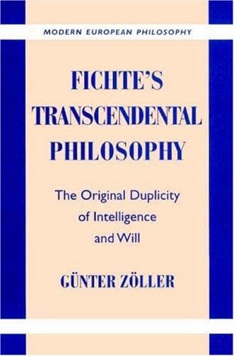 Tapa de Fichte's Transcendental Philosophy