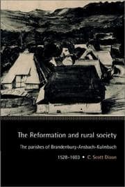 Tapa de The Reformation and rural society