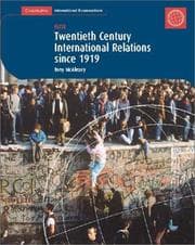 Tapa de Twentieth Century History: IGCSE