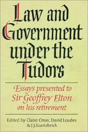 Tapa de Law and Government under the Tudors