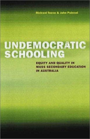 Tapa de Undemocratic schooling