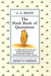 Tapa de The Pooh book of quotations