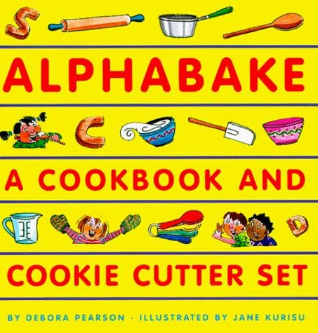 Tapa de The alphabake cookbook and cookie cutter set