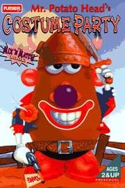 Tapa de Mr. Potato Head's costume party