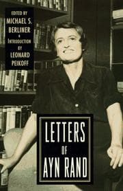 Tapa de Letters of Ayn Rand