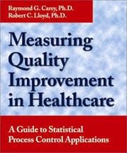 Tapa de Measuring quality improvement in healthcare