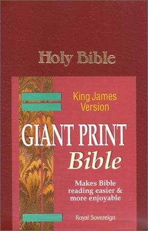 Tapa de Royal Sovereign Giant Print Reference Bible