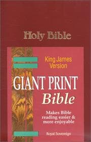 Tapa de Royal Sovereign Giant Print Reference Bible