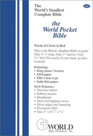 Tapa de World Pocket Bible