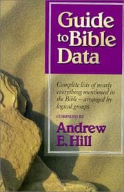 Tapa de Guide to Bible Data