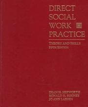 Tapa de Direct social work practice