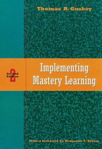 Tapa de Implementing mastery learning