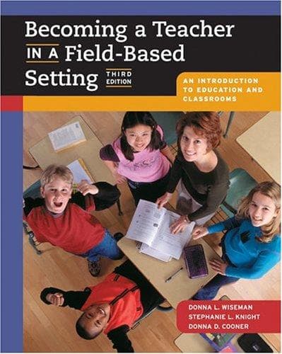 Tapa de Becoming a Teacher in a Field-Based Setting