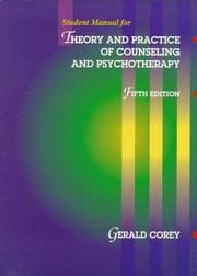 Tapa de Student manual for theory and practice of counseling and psychotherapy