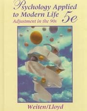 Tapa de Psychology applied to modern life