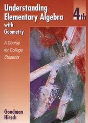 Tapa de Understanding elementary algebra with geometry