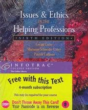 Tapa de Issues and Ethics in the Helping Professions