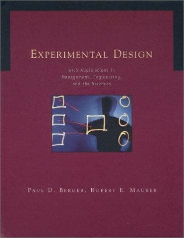 Tapa de Experimental design