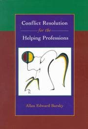 Tapa de Conflict resolution for the helping professions