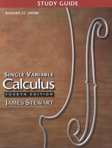 Tapa de Study Guide for Stewart's Single Variable Calculus