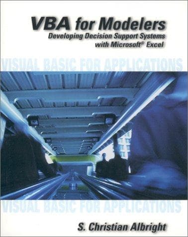 Tapa de VBA for Modelers