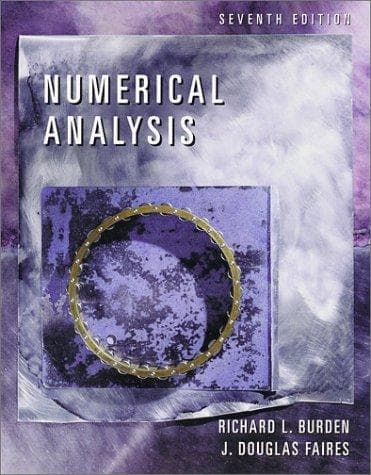 Tapa de Numerical analysis
