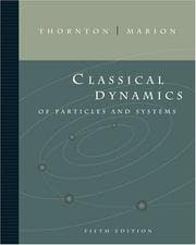 Tapa de Classical dynamics of particles and systems.