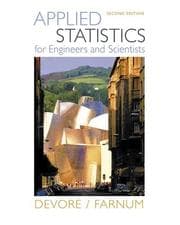 Tapa de Applied statistics for engineers and scientists