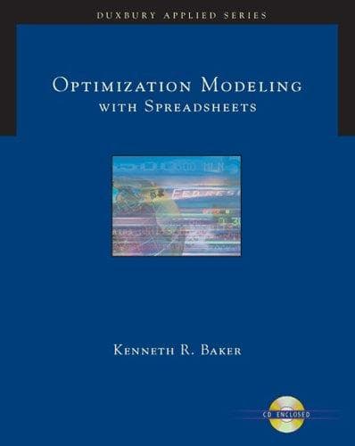 Tapa de Optimization modeling with spreadsheets