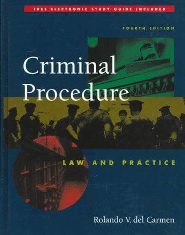 Tapa de Criminal procedure