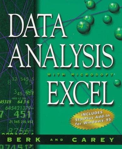 Tapa de Data analysis with Microsoft Excel