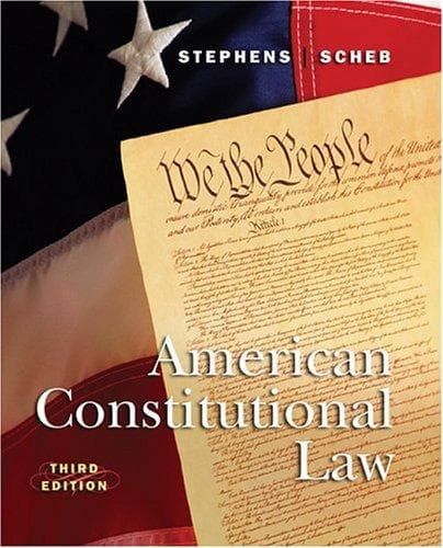 Tapa de American constitutional law
