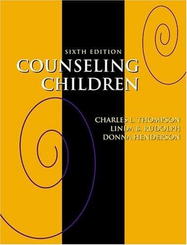 Tapa de Counseling Children (with InfoTrac)