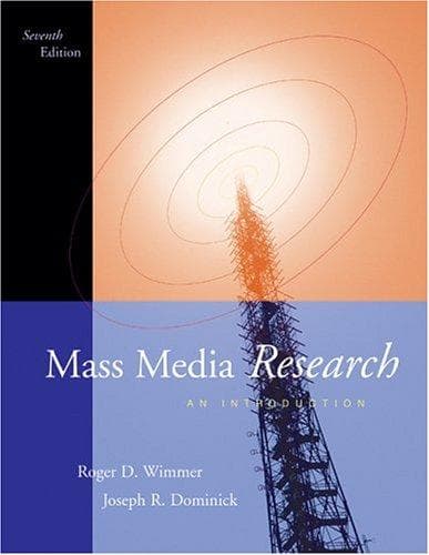 Tapa de Mass Media Research