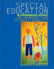 Tapa de Special Education in Contemporary Society
