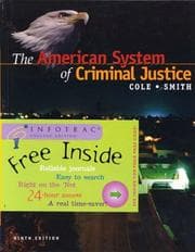 Tapa de The American system of criminal justice