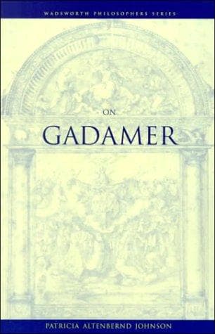 Tapa de On Gadamer