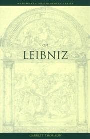 Tapa de On Leibniz