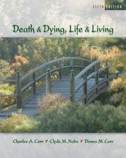 Tapa de Death and dying, life and living